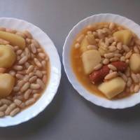 Alubias Blancas con Chorizo