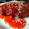 Me salieron perfectas, fue nuestro almuerzo de hoy, las rellené con jamón serrano y queso manchego, ufffffff, y la salsa la hice con salsa de tomate como recomiendas tú, miel de abejas y le adicioné 1/2 cdta. de tabasco, a nosotros nos encantan las salsas picantes, de primera y mis infaltables semillas de sésamo que me encantan. Gracias por compartir tu receta estuviste en nuestra mesa hoy...! un abrazo...!