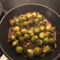 Coles de Bruselas a la miel y mostaza