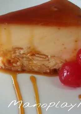 Flan de almendras al aroma de azahar en GME Y GMF y tradicional