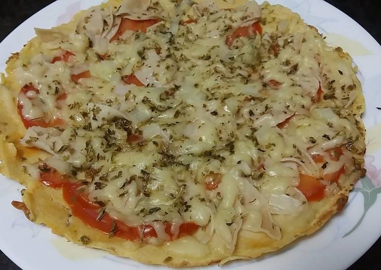 Pizza En Sartn Con Harina De Garbanzos Livianito Pizza En Sartn Con Harina De Garbanzos Livianito