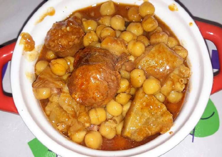 Callos con garbanzos Receta de Ana Viso Cookpad