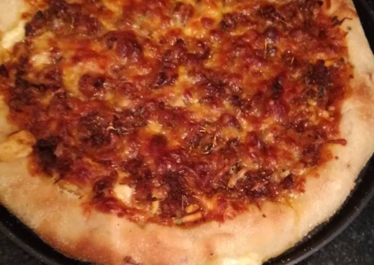 Semola de maiz pizza