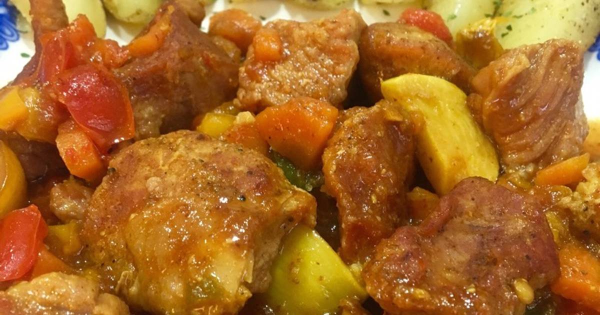 Estofado De Pavo Guisado Con Patatas Pequeocio Estofado De Pavo Guisado Con Patatas Pequeocio