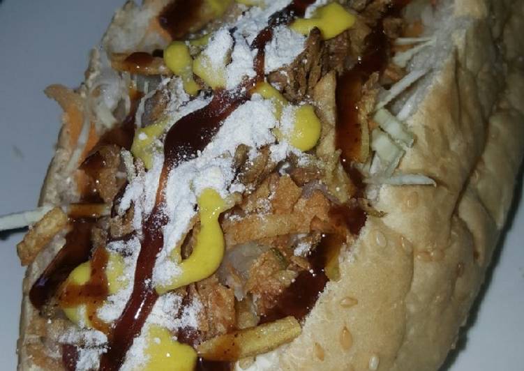 Perros caliente Venezolano hot dog 😆 Receta de ANTONIETA 🔸 Cookpad