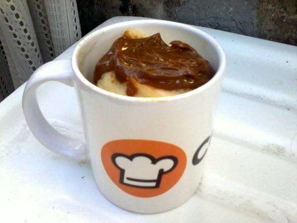 Torta en Taza en Microondas 3 Minutos!! Mugcake de Coco