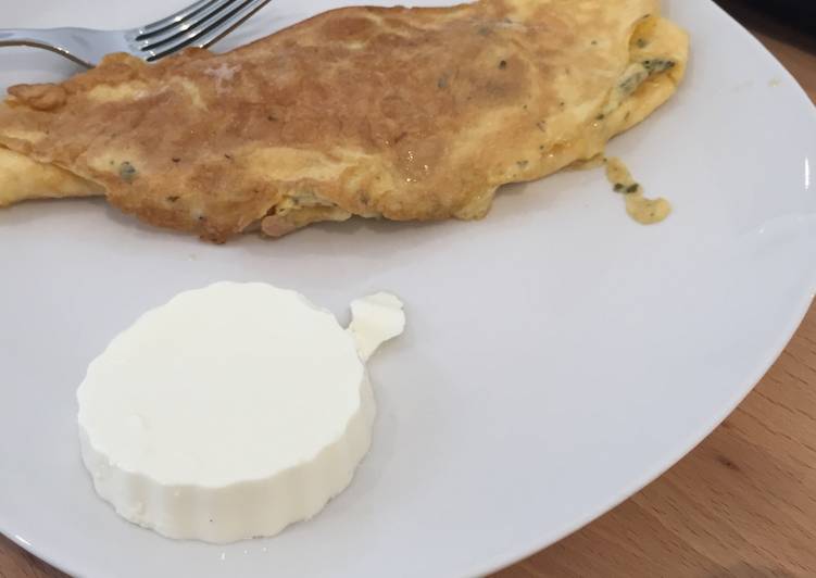 Tortilla francesa de atún con queso Receta de Marieta Cookpad