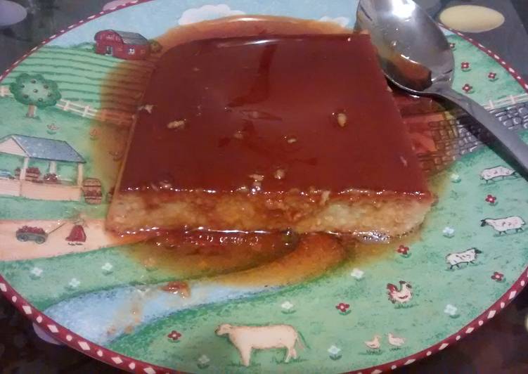 Flan Napolitano Con Queso Philadelphia