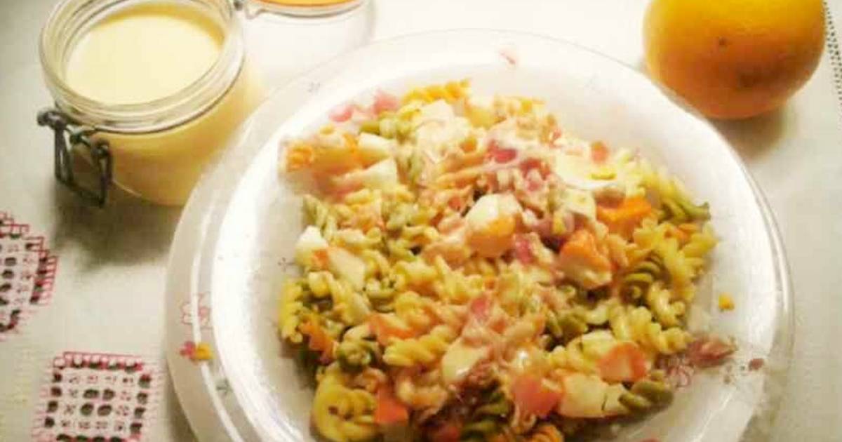 Ensalada de pasta con mayonesa - 225 recetas caseras - Cookpad