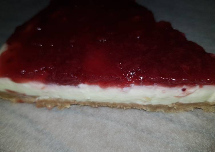 tarta de queso con galletas
