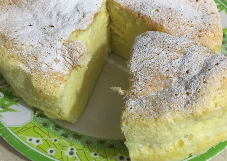 Cheesecake Japonés (Pan Esponjoso) Receta de Klaus Ambriz Cookpad