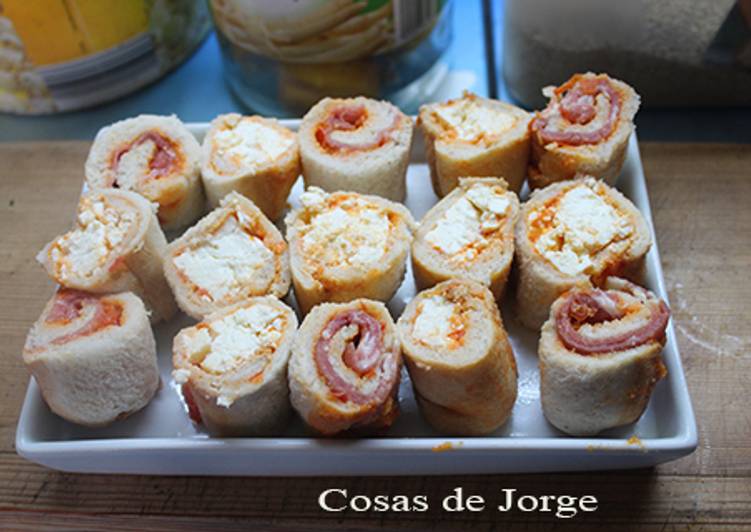 Rollitos De Pan Con Jamón Y Queso Fresco Receta De Jorbasmar - Cookpad