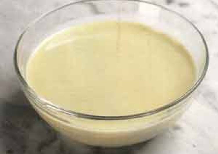 Salsa blanca casera bien rica Receta de lauradaluzgrumberg Cookpad