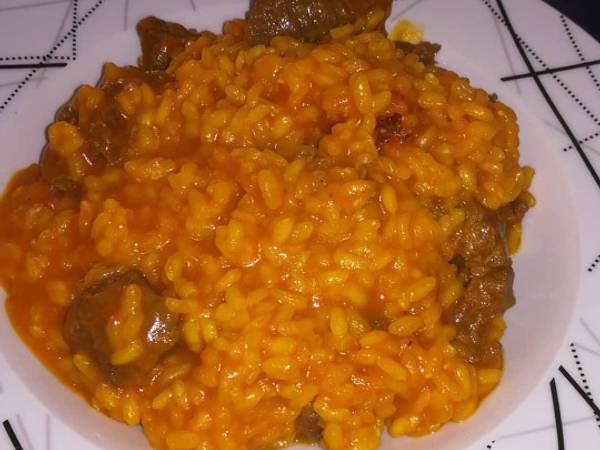 Arroz Meloso con Carrilleras de Cerdo
