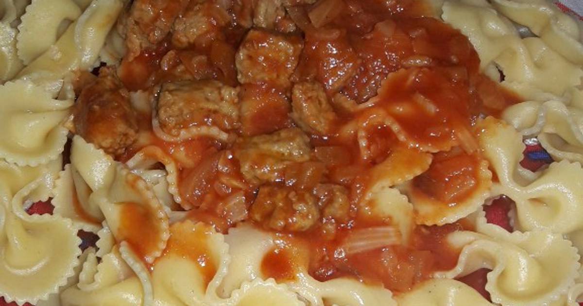 Tallarines Al Tuco Con Albndigas De Carne El Gourmet