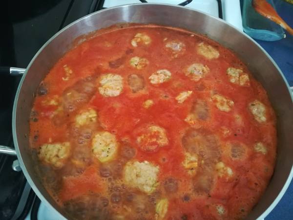 Albóndigas a la jardinera