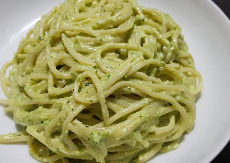 spaghetti verde receta