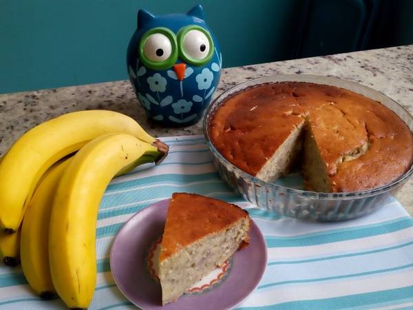 Pastel de Banano Fácil