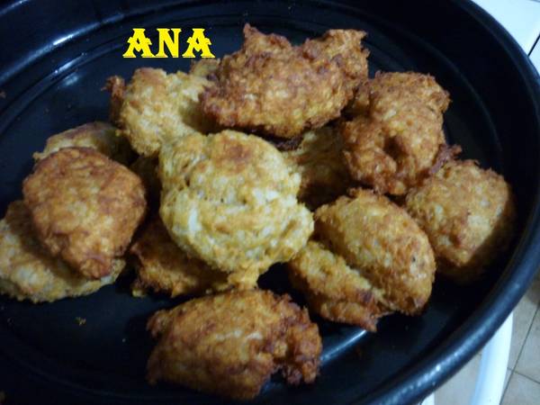 Croquetas de arroz con atún
