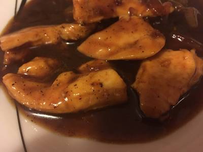 Pechuga de pollo a la naranja