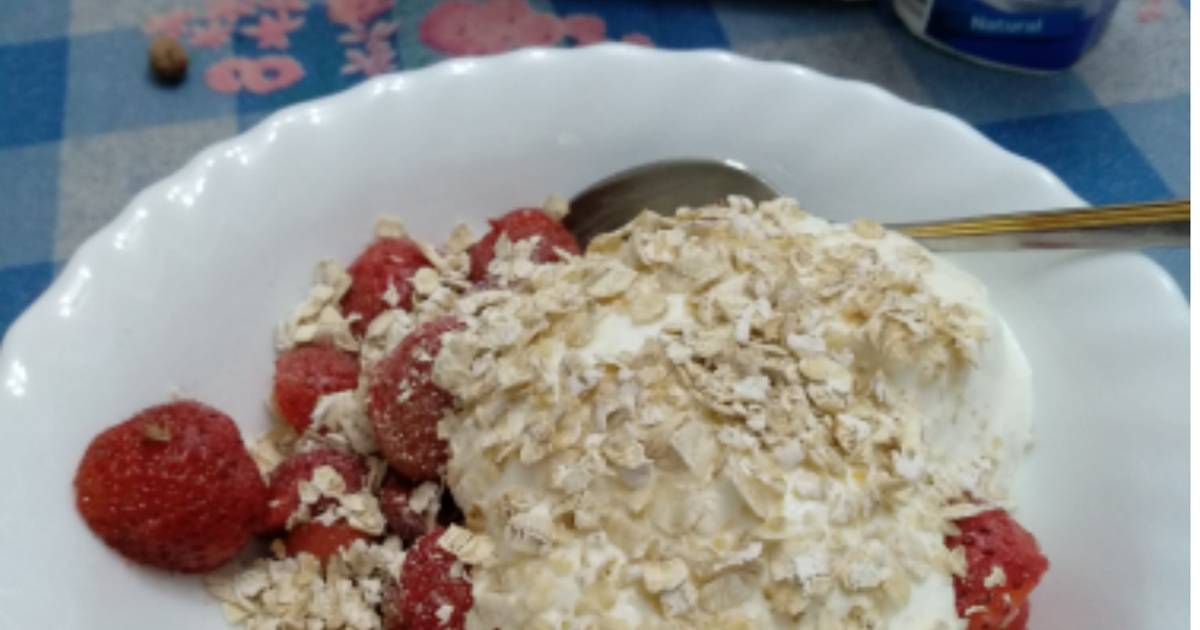 Yogurt con avena 793 recetas caseras Cookpad
