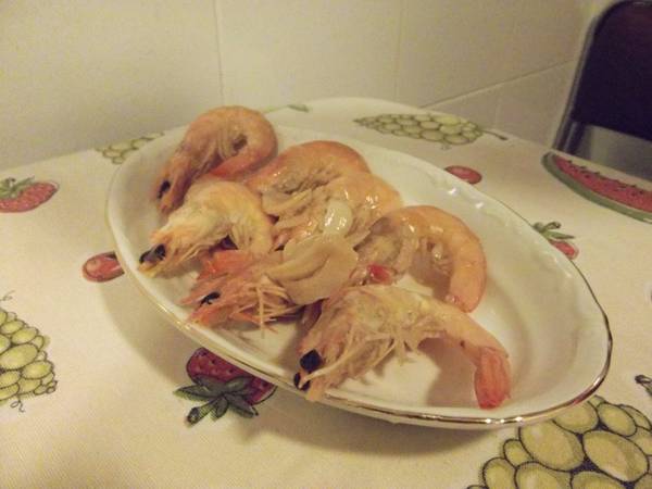 Langostinos al ajillo