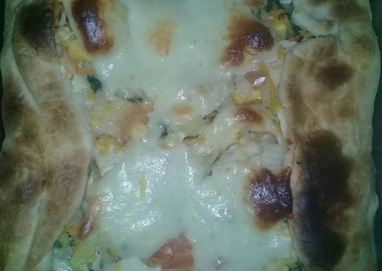 Light de verduras pizza
