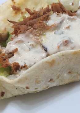 Burrito mexicano de carne de res