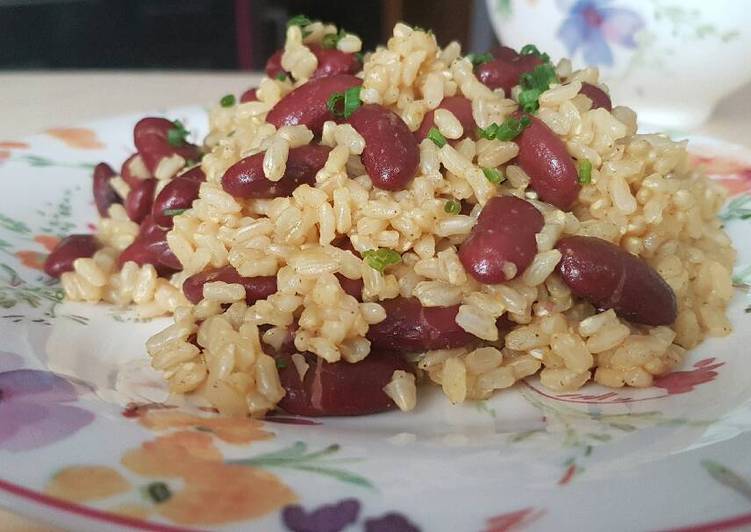 Alubias Rojas Con Arroz Integral Y Curry Receta De Alex - Cookpad