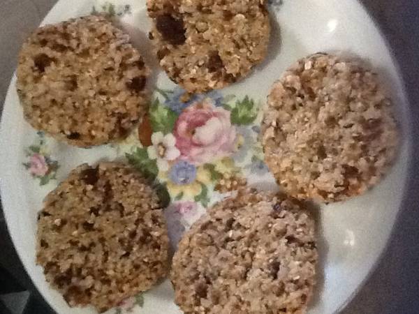 Galletas de avena sin horno