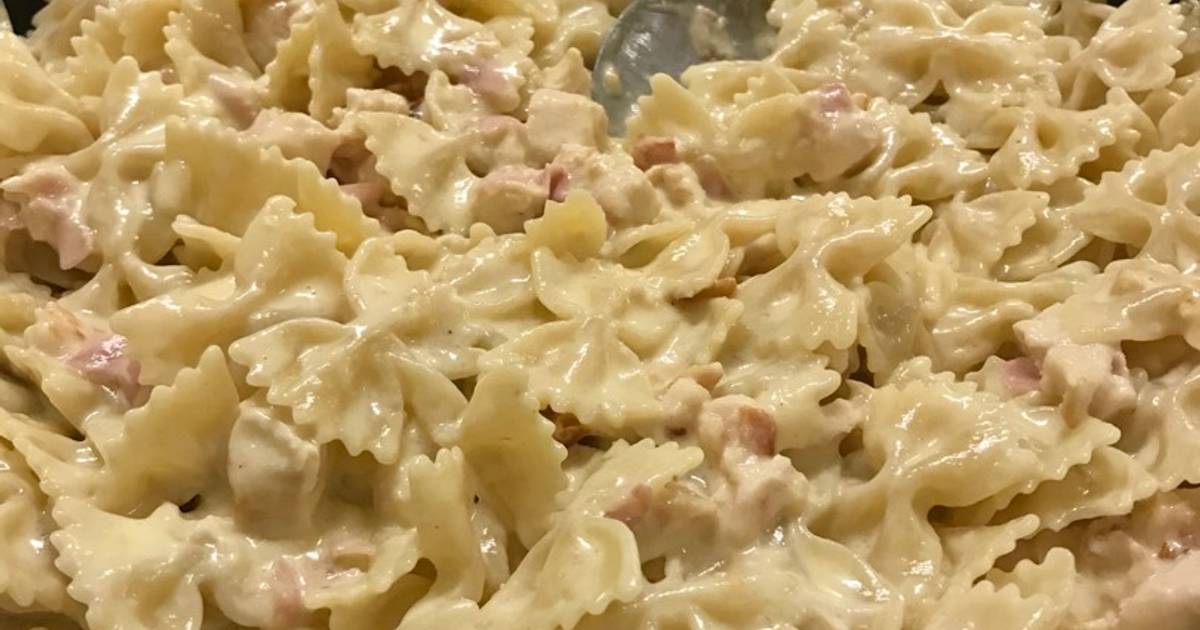 Fideos con crema 724 recetas caseras Cookpad