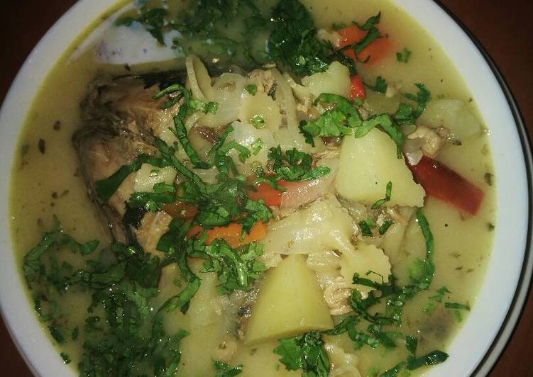 Caldillo de congrio Receta de Richard Vega Villablanca Cookpad