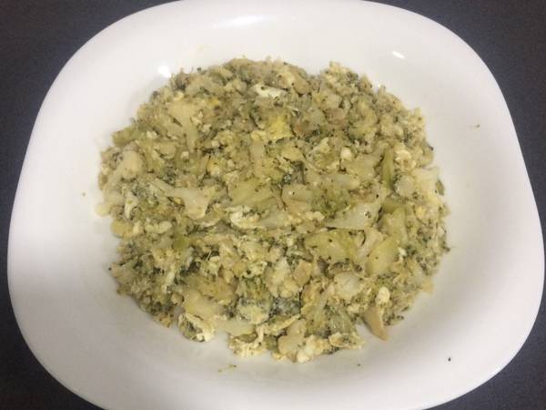 Revuelto de coliflor y brócoli