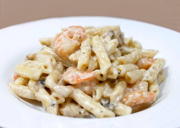 Macarrones Con Gambas Y Nata Macarrones con gambas Receta de TITOJOAN - Cookpad