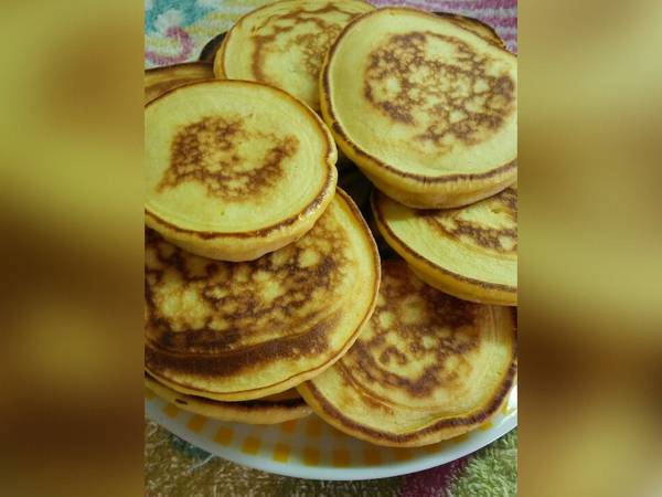 Pancakes de mandarina