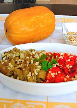 Escalibada de pimientos y berenjenas
- vegano - diabetes