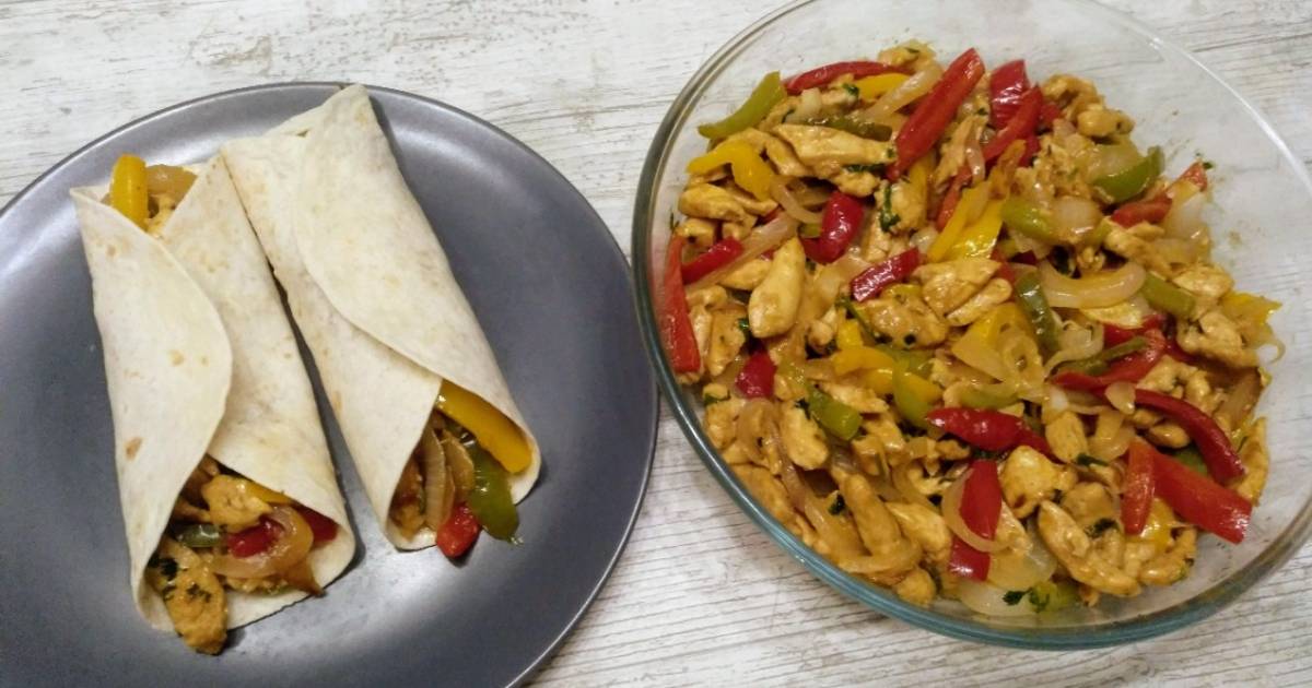 Fajitas De Pollo Con Verduras - 218 Recetas Caseras - Cookpad