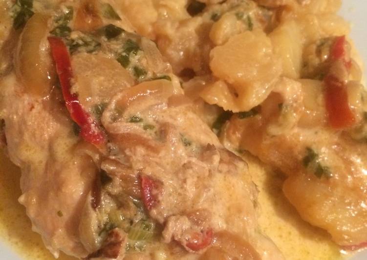 Receta de supremas rellenas