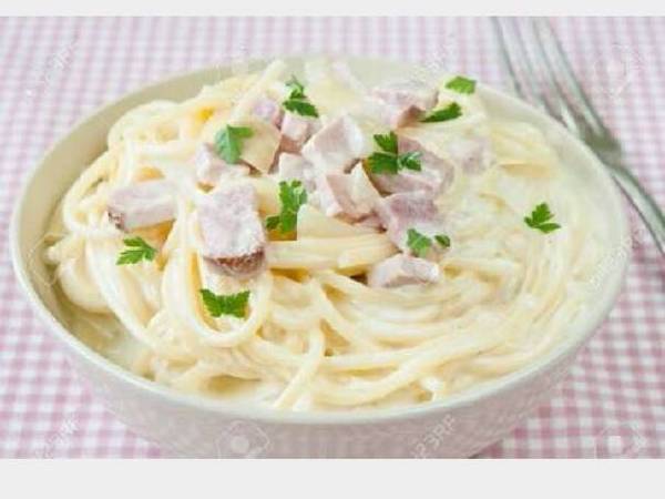 Espagueti Blanco.