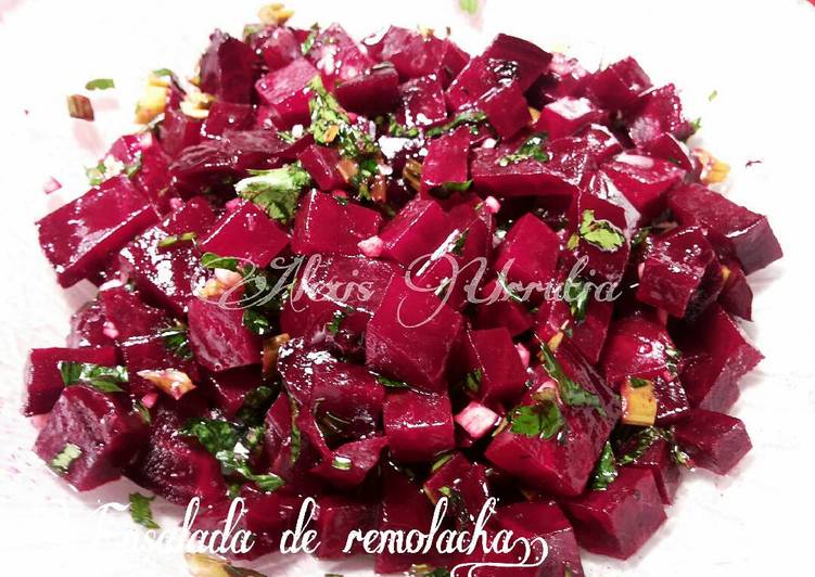 Ensalada De Remolacha Con Cebolleta Tiernas Y Ajos Receta De Alexis