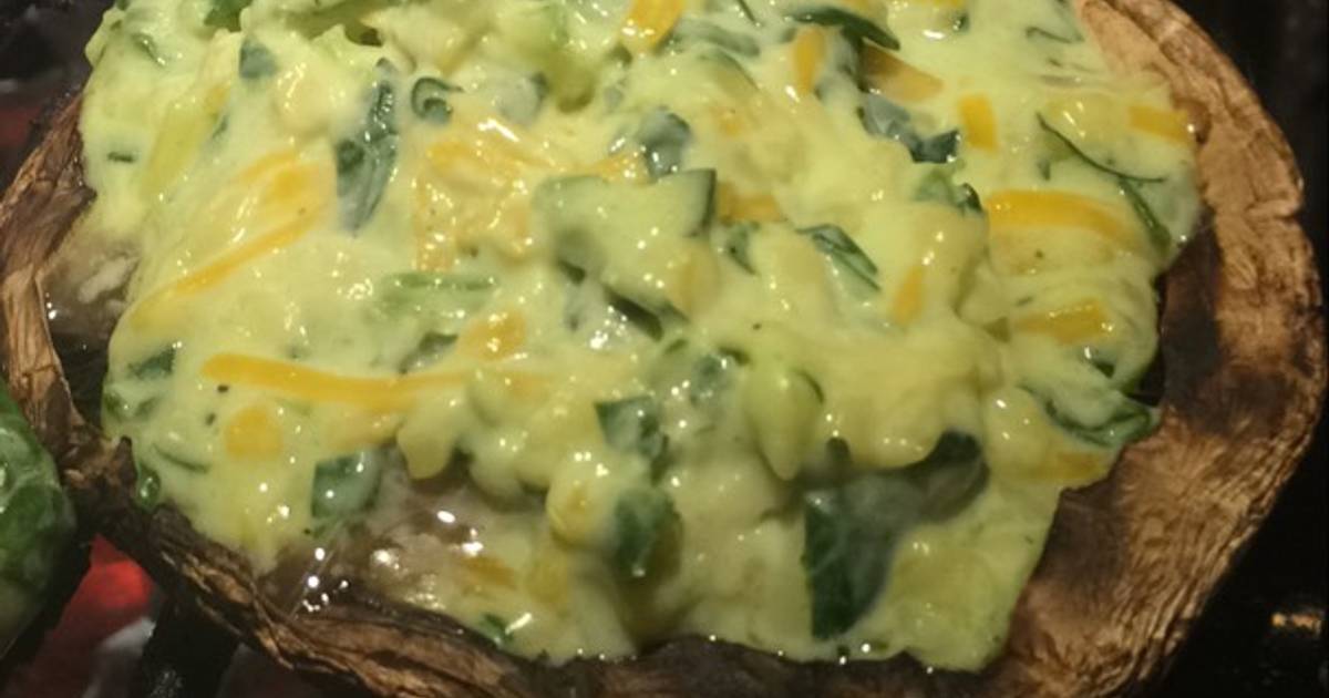 Portobellos rellenos 28 recetas caseras Cookpad