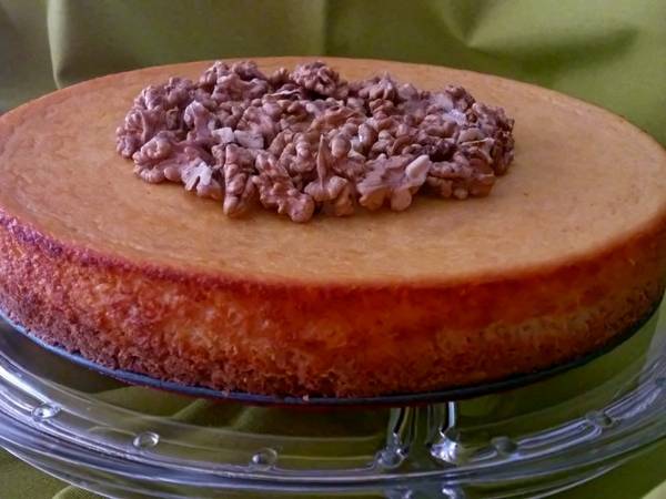 Tarta de queso y calabaza
