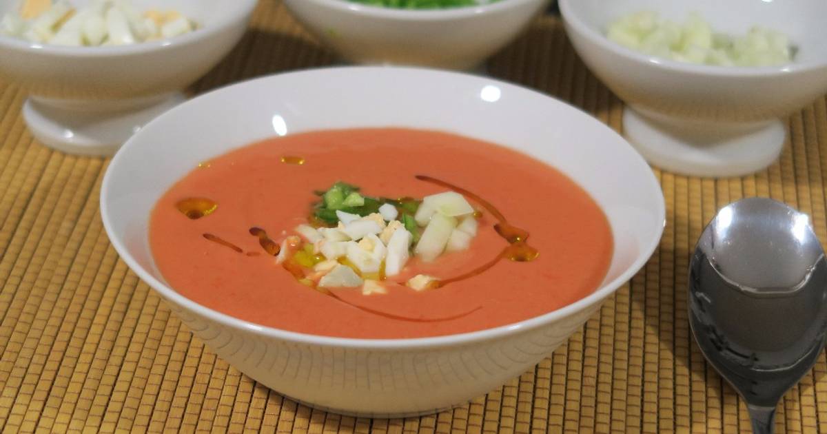 receta gazpacho andaluz youtube