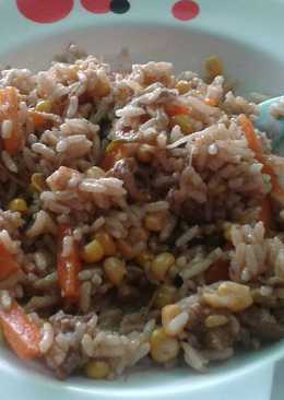 Arroz mar y tierra a mi manera