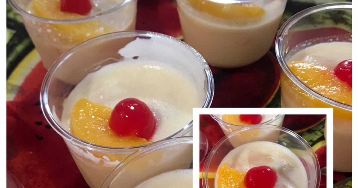 Gelatina con duraznos en almibar 85 recetas caseras Cookpad