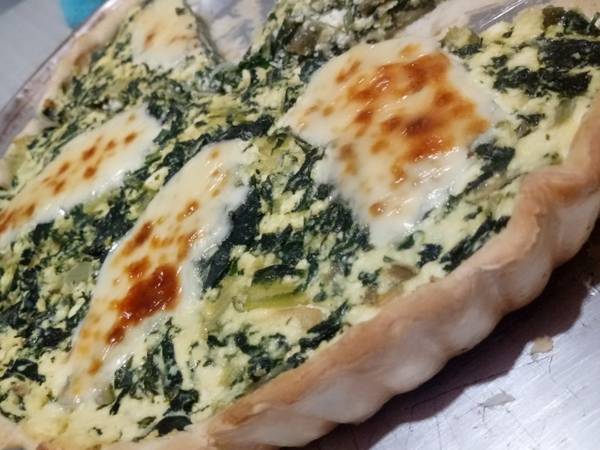 Tarta de acelga y ricota