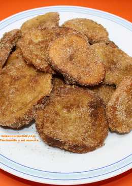 Torrijas tradicionales de horchata