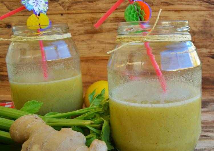 Smoothies verde quemagrasas y eliminador de toxinas Receta Smoothies verde quemagrasas y eliminador de toxinas Receta