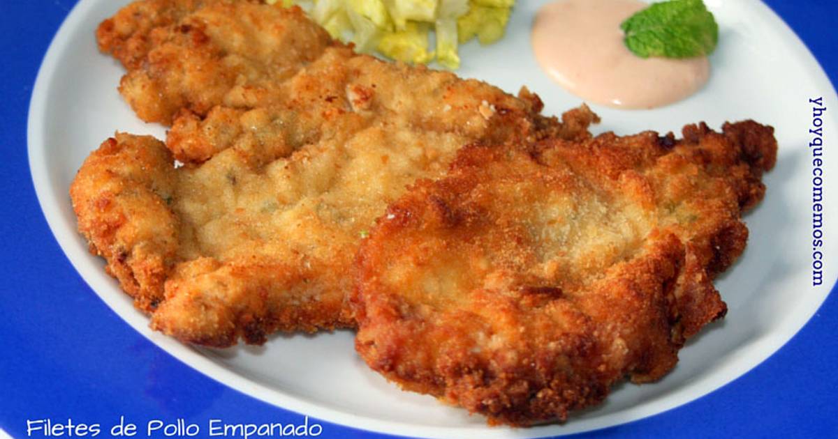 filetes de pollo empanados