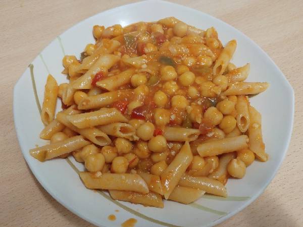 Garbanzos al estilo de Alentejo en thermomix